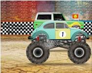 Racing monster trucks