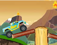 Smurf monster truck challenge online jtk